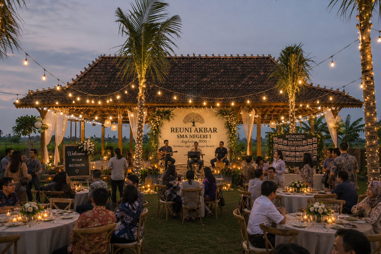 Suasana venue Pasraman Jatu Krama di Bali